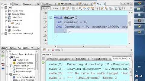 ขึ้นNO RULEเพราะใช้Assemblerในไฟล์CในMPLAB X IDE