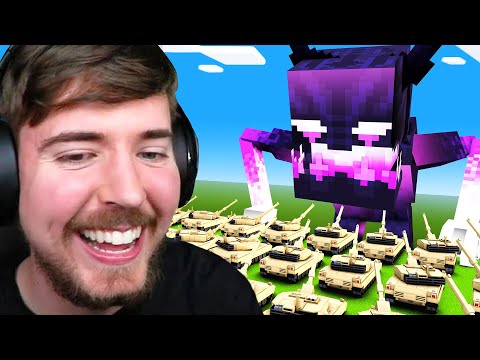 1,000 Tanks Vs Titan Enderman!