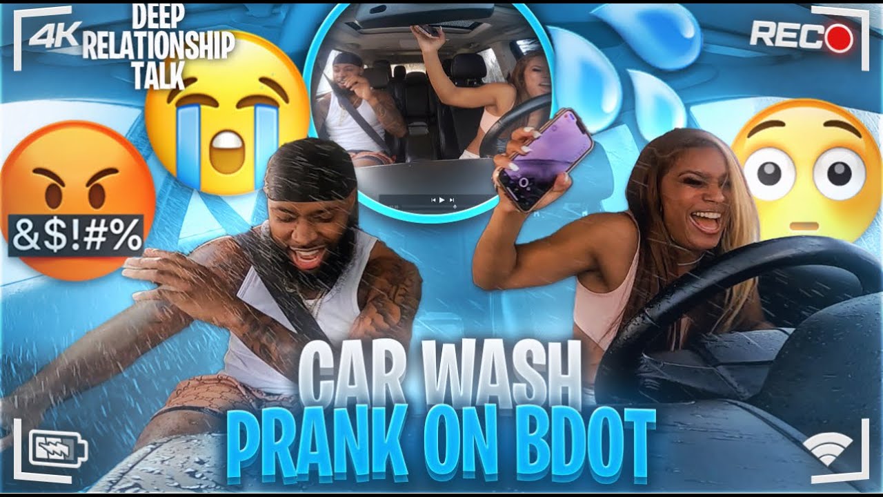 Car Wash Prank on Bdot🚗😂 ( current relationship talk )