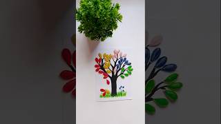 Beautiful Tree Craft Using Pumpkin Seeds ☺️💞#shorts #pumpkin #seeds #diy #craft #youtubeshorts