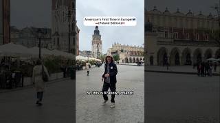 American’s First Time In Europe! (Poland Edition)😂🇵🇱🇺🇸 #amerircan #poland #comedy #polski