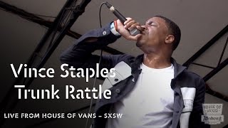 Vince Staples performs "Trunk Rattle" at SXSW