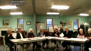 Scituate Council On Aging Meeting 4-9-15