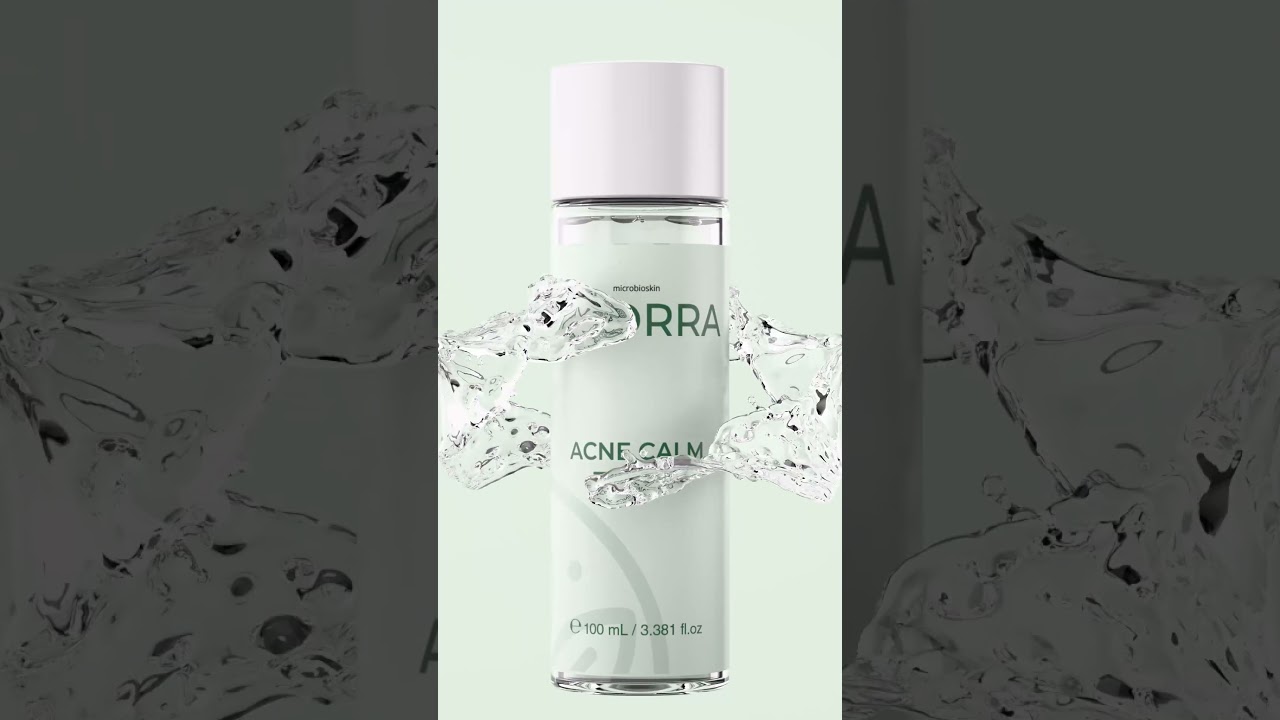 Acne Calm Toner by TIVORRA | Short 3D Product Animation | Blender