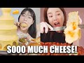 Mukbangers eating RIDICULOUS AMOUNTS OF CHEESE