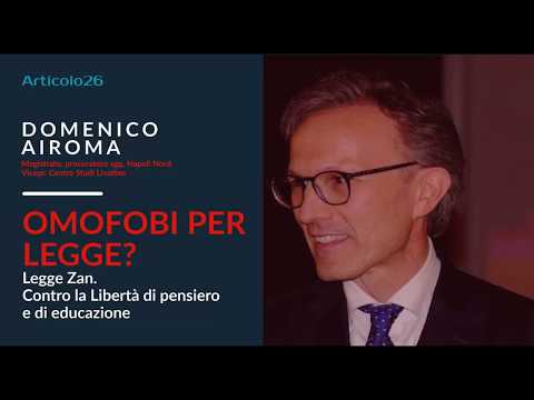 OMOFOBI PER LEGGE? - Articolo 26 intervista Domenico Airoma