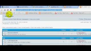 phpbb3 publishing created forum
