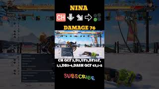 Nina Combo Tekken 8 I Tekken 8 Nina Combo Guide I Nina Counter Hit Qcf 3 Combo Tekken8