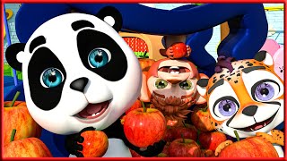 Five  Kids Song  Baby Panda  Nursery Rhymes, red apples song  old macdonald  twinkle twinkle.