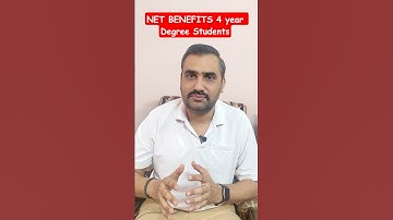 NET BENEFITS 4 year Degree students #shorts #ugcnetapplication #ugcnetdec2025