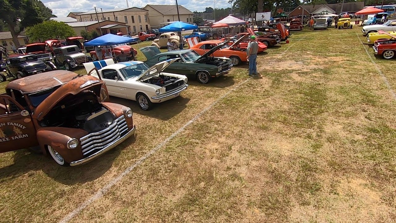 Car Show in Dekalb Texas (82419) YouTube