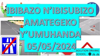 🚨🚨🚨♨️♨️Le 05/05/2024 :IBIBAZO N'IBISUBIZO(AMATEGEKO Y'UMUHANDA 🚋TSINDIRA PROVISOIRE BYOROSHYE🚨🚨🚨