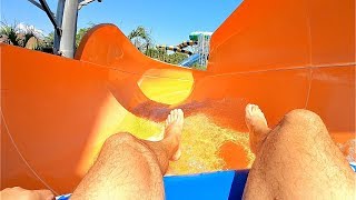 Orange Tube Slide at Vana Nava Water Jungle