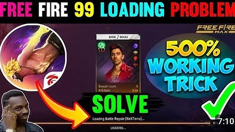 99% loading problem solve ff😛😝😋//Game match not start ptoblem// free fire stuck at99% //ff problem