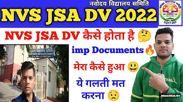 NVS JSA Document Verification कैसे होता है | Important Documents | My personal Experience 😇