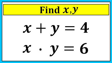 Nice Algebra Math Simplification | Find the Value of X and Y | Algebra