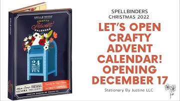 DAY 17 Crafty Advent Calendar Opening ~ Spellbinders 2022