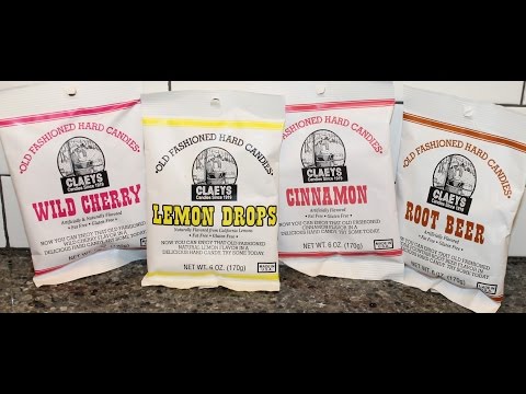 Claeys Old Fashioned Hard Candies: Wild Cherry, Lemon Drops, Cinnamon & Root Beer Review