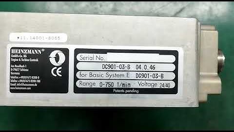 Heinzmann Basic System DC 901-03-B Controller Repairs by Dynamics Circuit (S) Pte. Ltd.