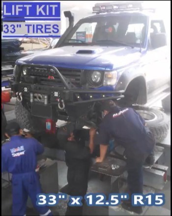Mitsubishi pajero 33 inch tyres, body lift, suspension lift #mitsubishi #pajero #offroad #4x4 #suv