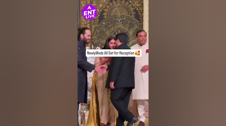 Anant Ambani and Radhika Merchant Looks Ravishing at their Reception Ceremony