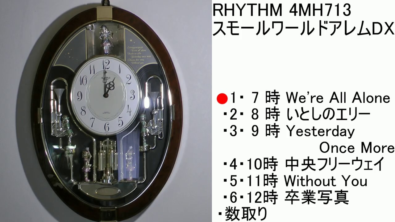 RHYTHM スモールワールドアレムDX 4MH713