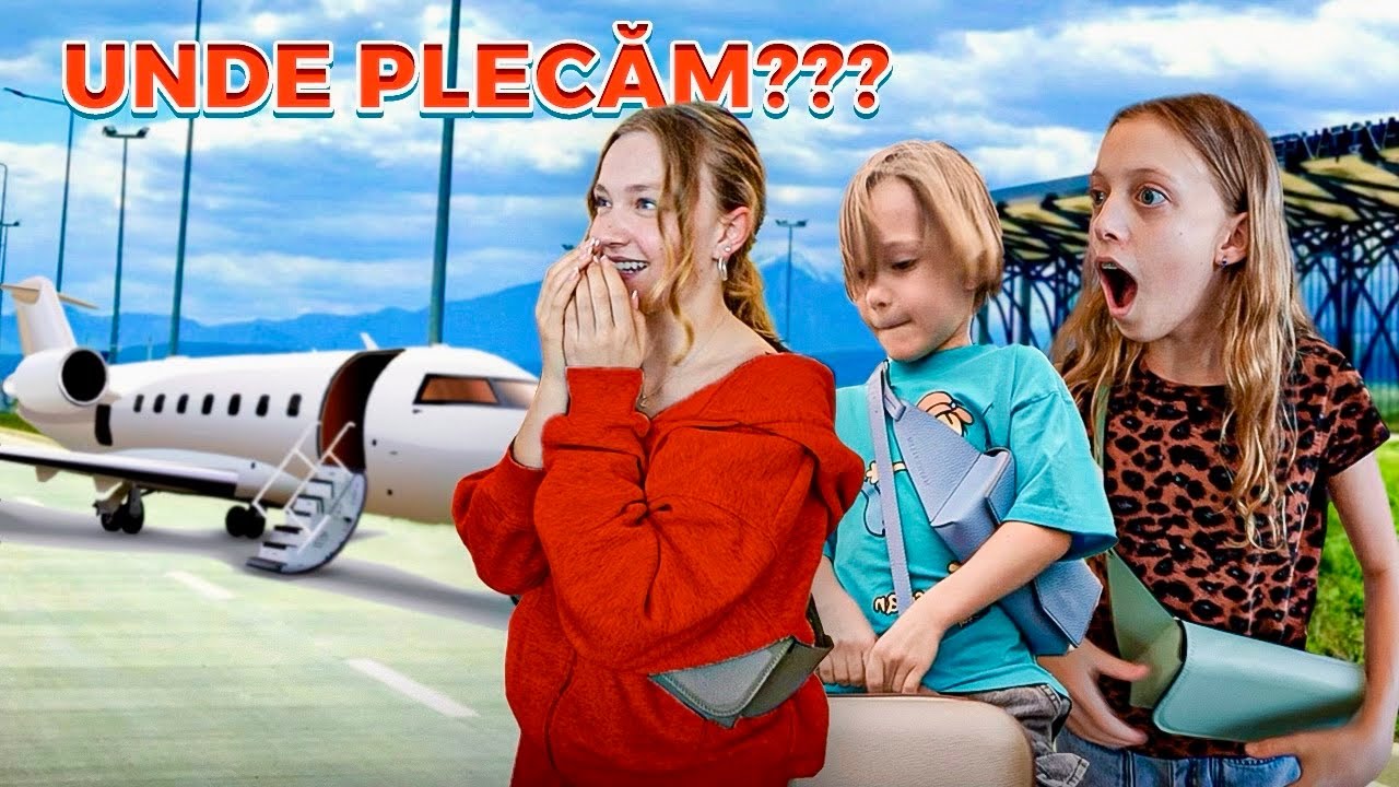 ✈️ Vacanța SECRETĂ! De la Școală direct la Aeroport fără nici o bănuială.