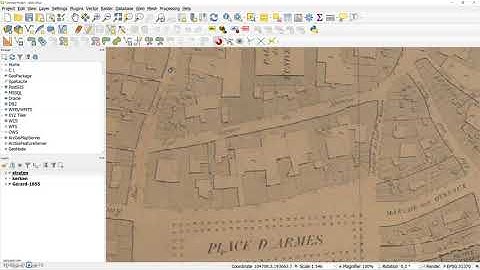 Vectoriseren 1 (punten en lijnen) (QGIS 3.10)