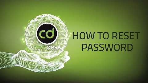 HOW TO RESET PASSWORD?