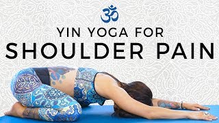 Yin Yoga for Neck & Back Pain Relief, Tense Shoulders, Gentle Beginners Yoga Stretch, YogaPlus App screenshot 5