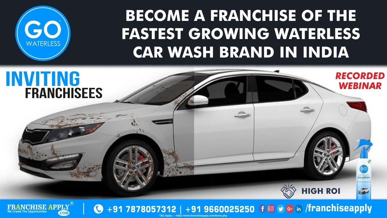 Go Waterless Franchise Waterless Car Wash Brand Automobile Franchise Franchise Apply YouTube