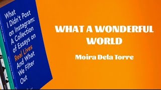 Moira Dela Torre - WHAT A WONDERFUL WORLD|SJ Lyrics