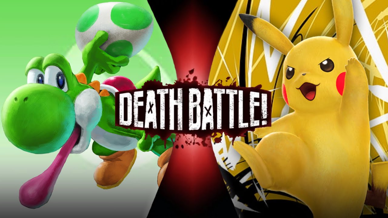 Yoshi vs Pikachu  (Super Mario vs Pokemon) Fan-made Death Battle Trailer