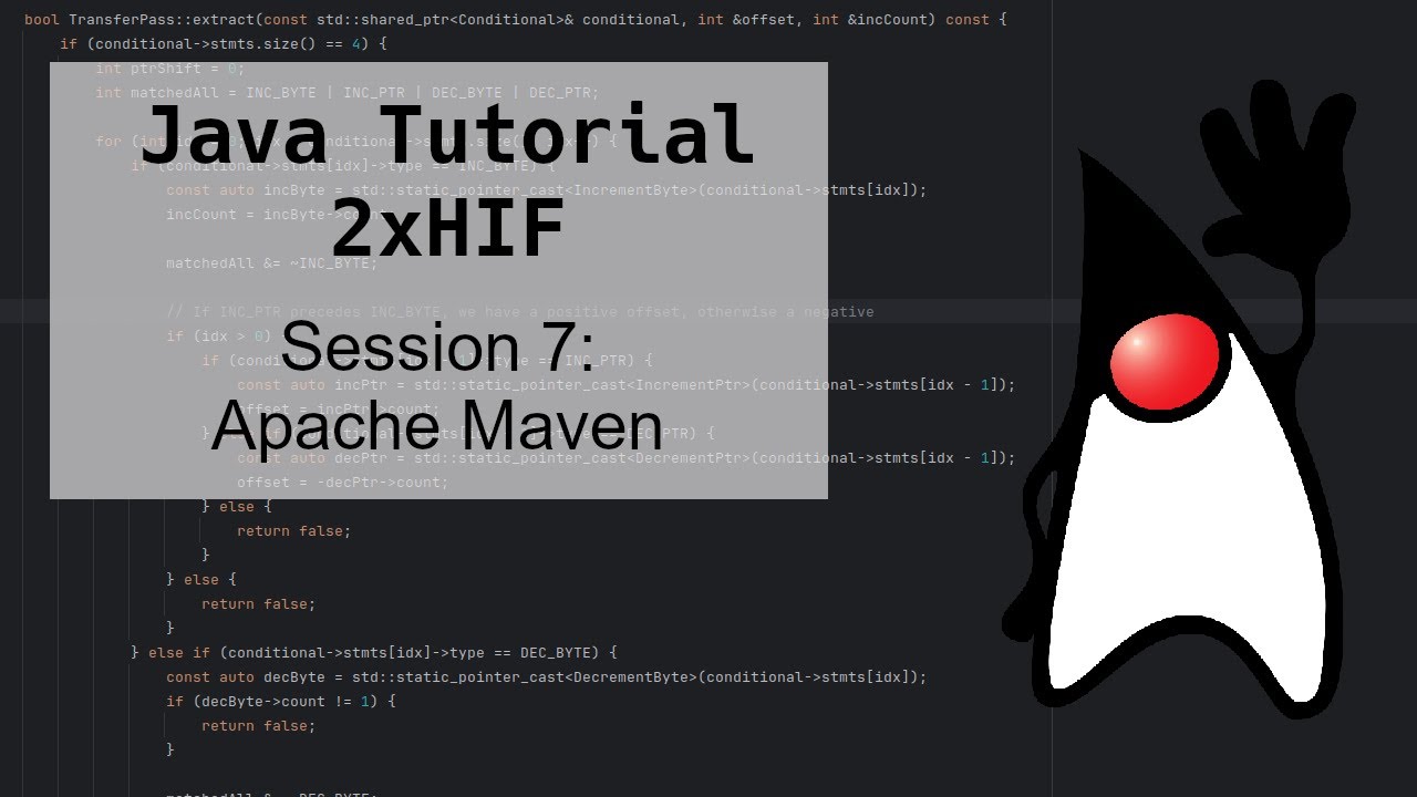 Session 7: Apache Maven | 2xHIF | Java Tutorial - YouTube