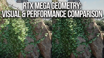 RTX Mega Geometry On vs Off - Visual & Performance Comparison