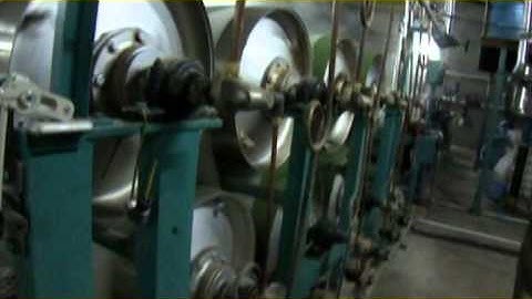 krishna engineering sizing machine and warping machine  video