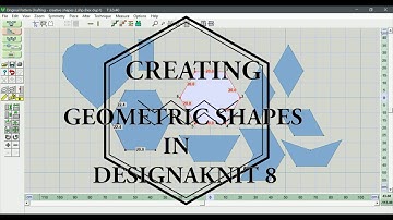 Creating geometric shapes in designaknit 8 dak8