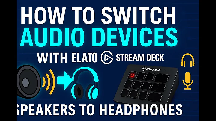 🎧 How to Switch Audio Devices with Elgato Stream Deck | Speakers to Headphones 🎙️