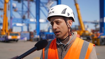 New automatic cranes have been assembled at the Baltic Hub