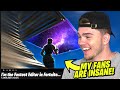 REACTING to my fans FORTNITE MONTAGES... (part 8)
