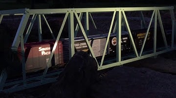 Evening lights and lighthouse