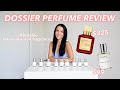 DOSSIER PERFUME REVIEW + HAUL | baccarat rouge 540, Gucci, YSL + Chanel dupes