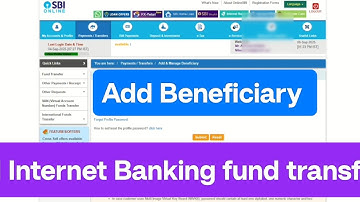 How to add Beneficiary account in SBI internet Banking | Add Beneficiary| #sbi #sbiinternetbanking 