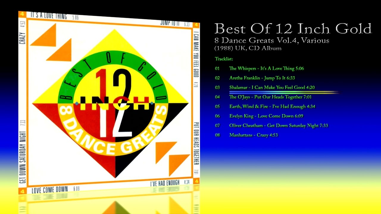 Best Of 12 Inch Gold (1988) 8 Dance Greats Vol.4, Various [CD