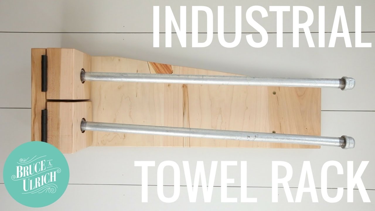 How to make a wooden towel rack