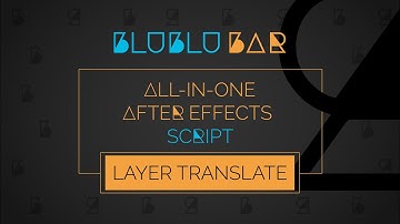 How to use LAYER TRANSLATE tool in BluBluBar - TUTORIAL