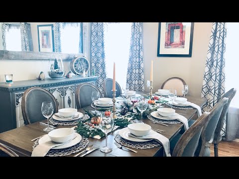 แม่บ้านเมียฝรั่ง จัดบ้าน | โต๊ะไอเดีย คริสต์มาส | Christmas Table Setting | holiday Decor | Auntra