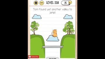 Tom found yet another valley to jump!  | Brain Test | Level 228