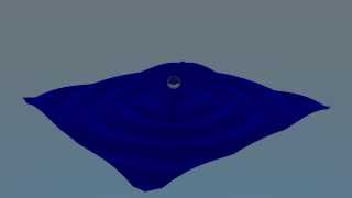 Blender Wave Modifier Plane Test Demo