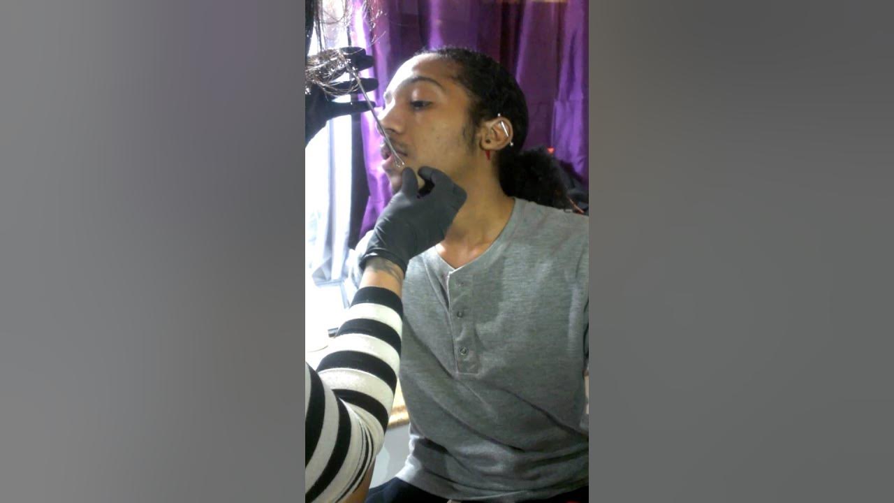 Lip piercing YouTube